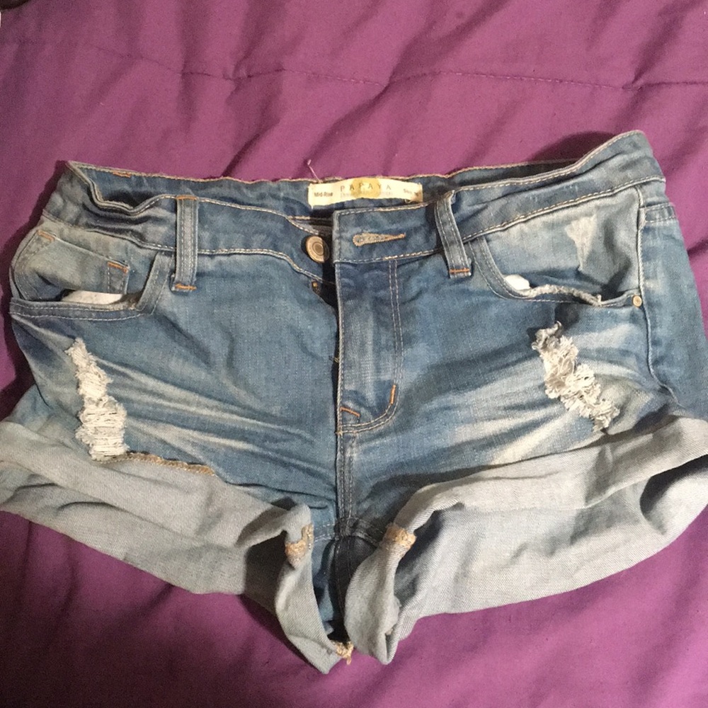 jean shorts from Papaya